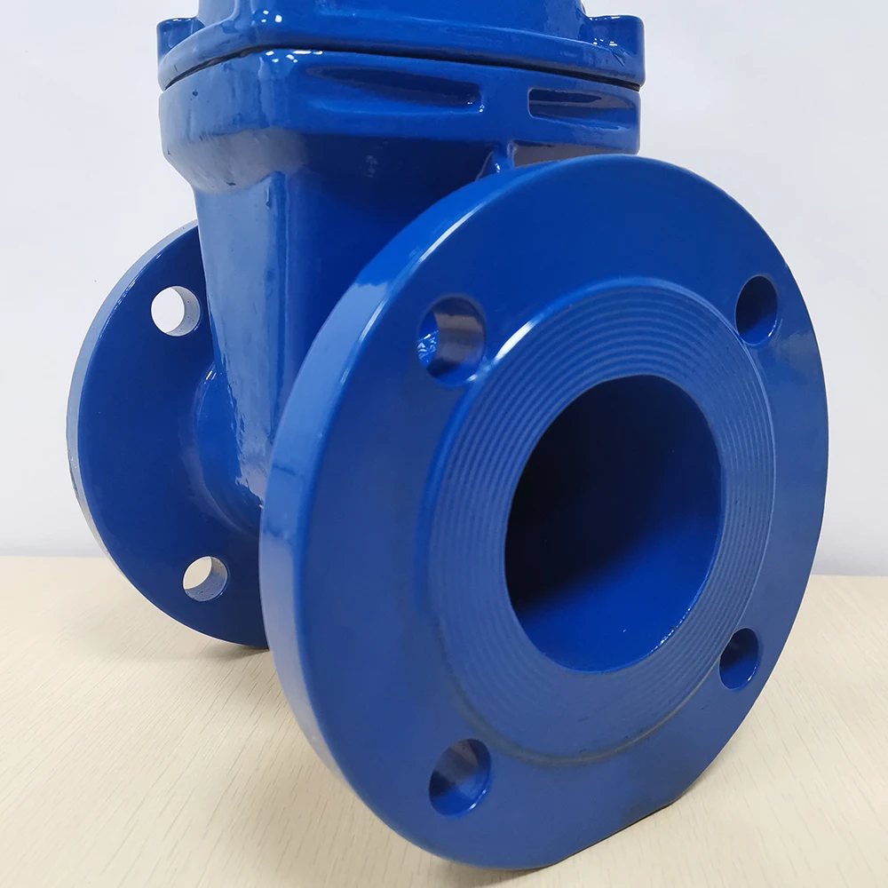 125LB GGG50 3 inch Soft Sealing Non-Rising Stem Resilient Seated cast iron Gate Valve Handwheel Flanged Gate Valve