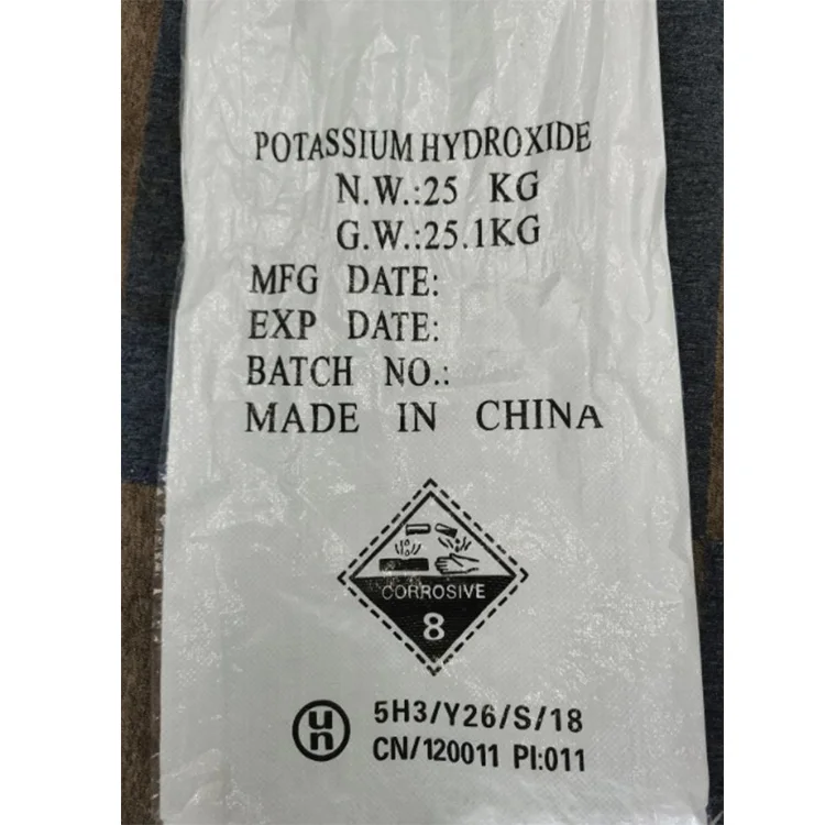Potassium Hydroxide / / 90% Caustic potash KOH with Industrial grade