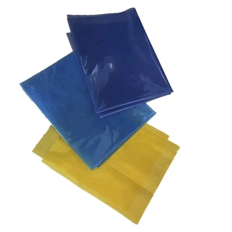 plastic   transparent blue yellow gas phase corrosion inhibitor  VCI Antirust Bag For Automobile Parts