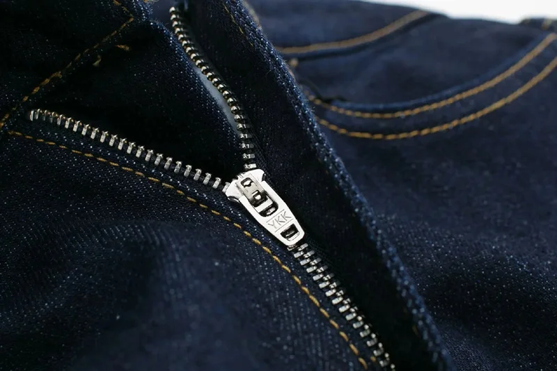 K025  New 2024 Spring Autumn Chic Side  Casual Pants Women Denim Trousers Clothing 4