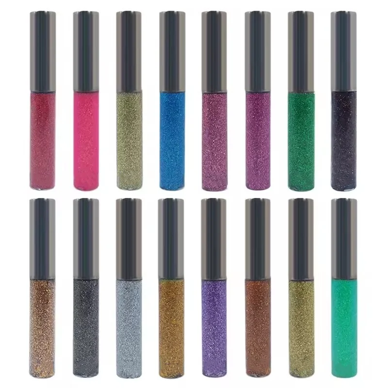 8 Colors Neon Eyeliner Pen UV Light Pastels Pastel-Black Light Glow Eye Makeup Waterproof Liquid Eyeliner Pencil Cosmetics TSLM1