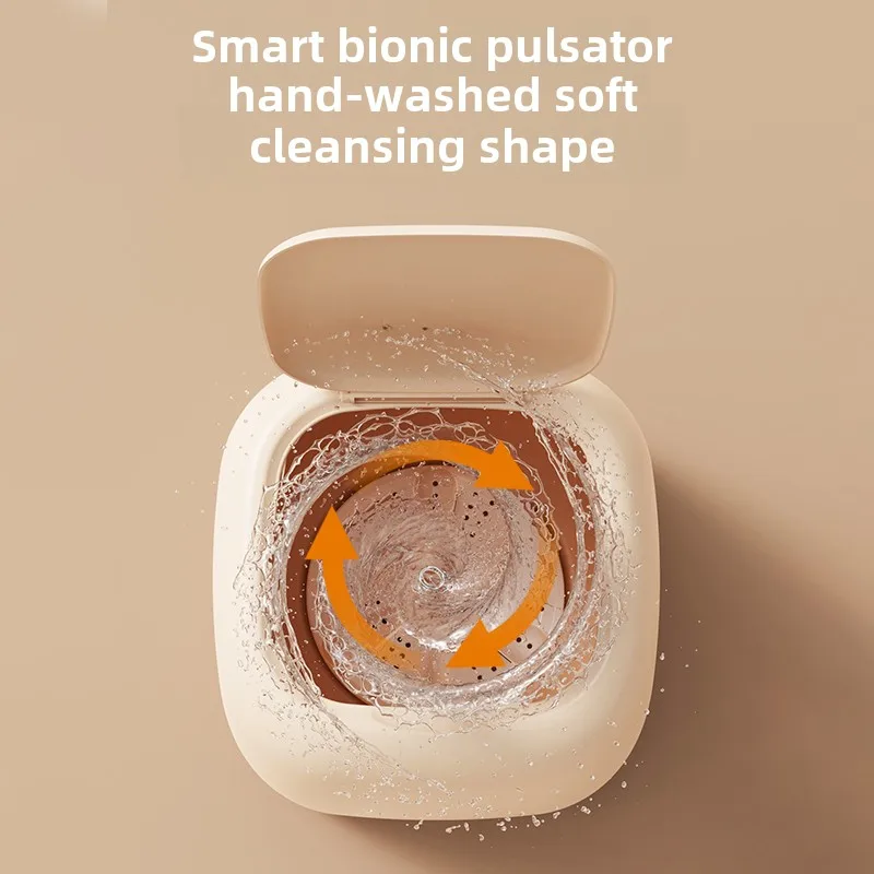 HC-A9 Mini Washing Machine Excellent Quality 9L Capacity Three Washing Modes Fully Automatic Pulsator Mini Washing Machine