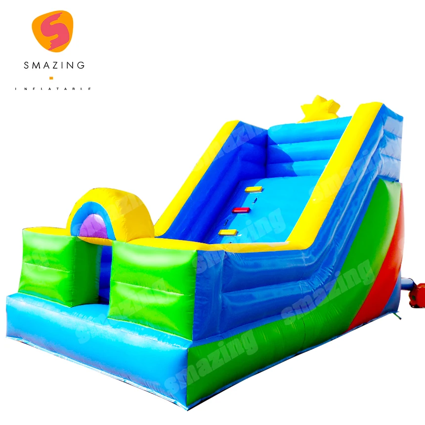 
Factory custom OEM wholesale PVC material digital printing huge inflatable water slide 