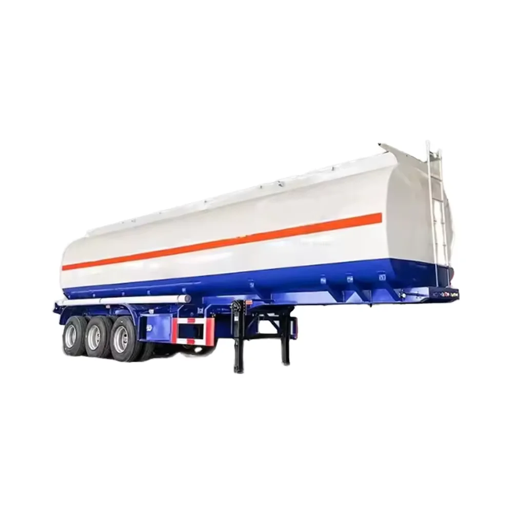 40000L/45000L/50000L углерод/алюминий/нержавеющая сталь Автоцистерна прицеп 3/4 оси дизельный/струйный/бензиновый полуприцеп