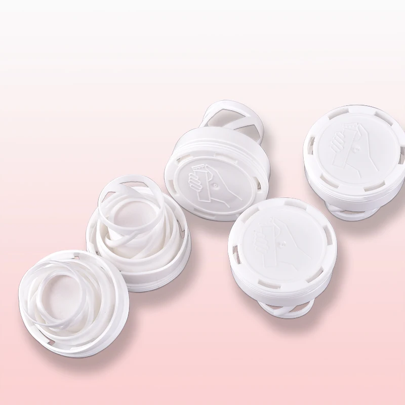 Factory Price Tablet Tube Bottle Desiccant Cap for Vitamin C / Candy 23mm 29mm 38 mm Diameter  PP Plastic Press Caps Packaging