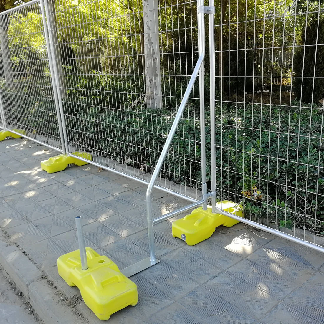 Australia Outdoor Building Removable Temp Fence Panels Trellis Building Zaun Event Cloture Construction Site Temporary Fencing