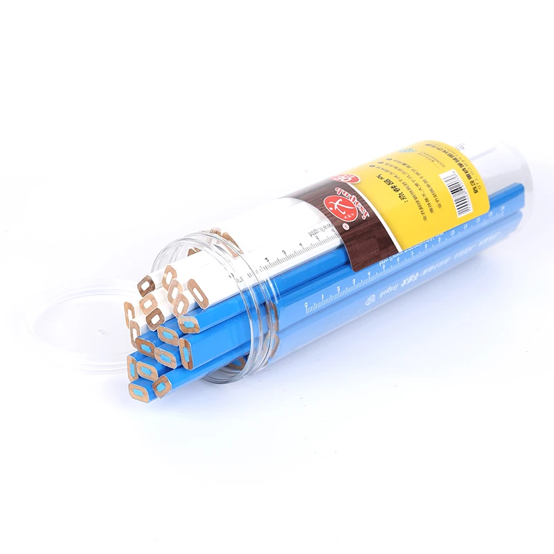 Blank Graphite Pencils Customize Standard Pencils White Lead Scale Pencils For Tailors