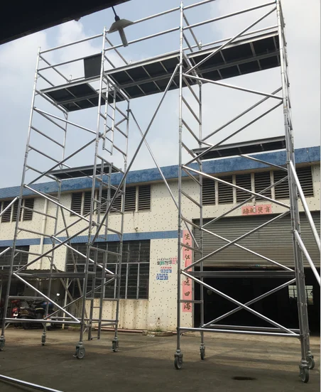 aluminum scaffolding in philippines vertical ladders tower 6m 15m movable aluminum tower scaffold andamio de aluminio