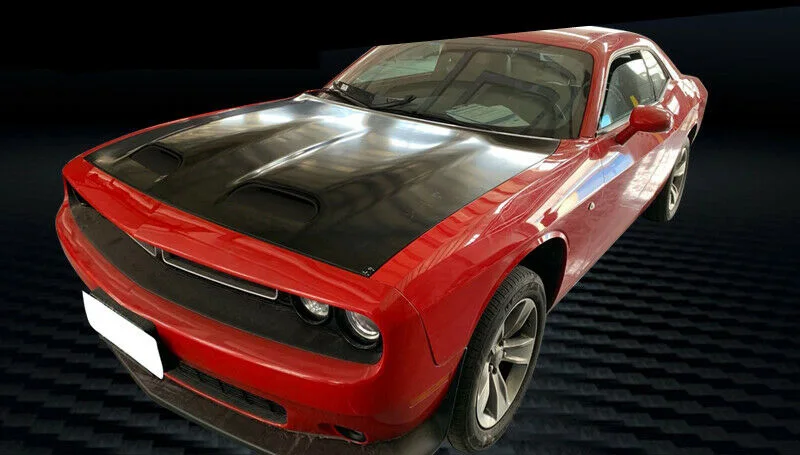 Неокрашенный прочный алюминиевый капот для Dodge Challenger