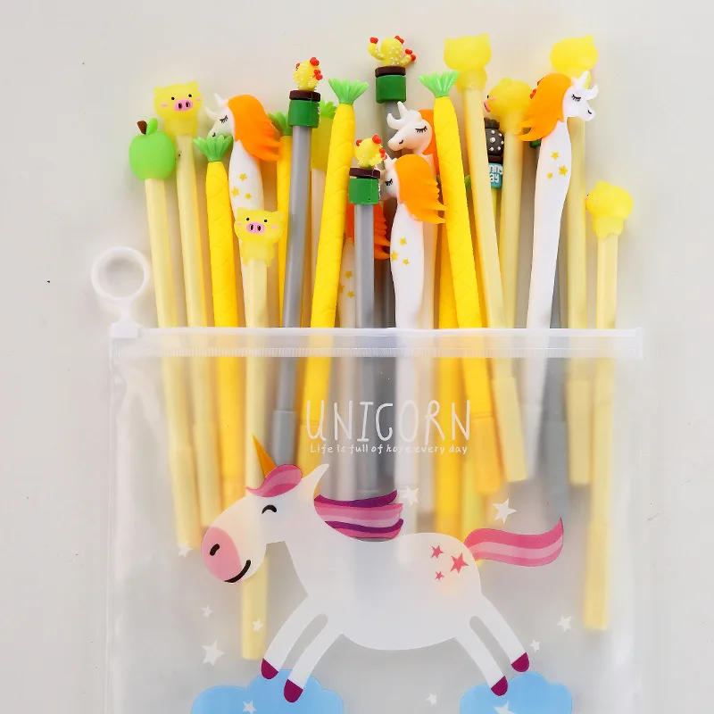 Новая звезда лучший подарок для детей милая Шариковая ручка забавная шариковая с мультяшным единорогом