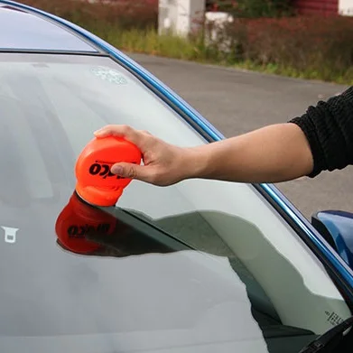 Japanese Glaco felt applicator car window care glass coating