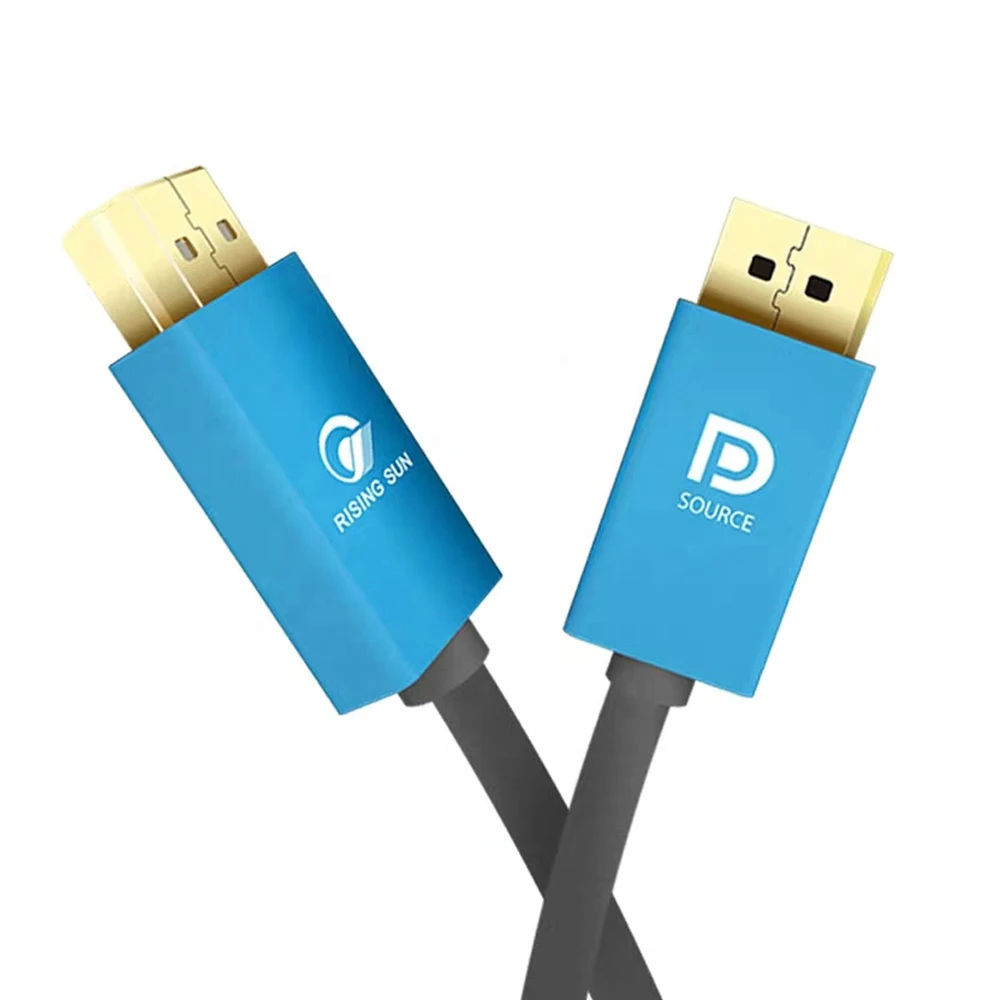 HOT Sell 1.8M DP Cable UHD 8K 4K Copper Cord DP 1.4 HBR3 8K 60Hz 4K 144Hz High Speed 32.4Gbps DP Cable