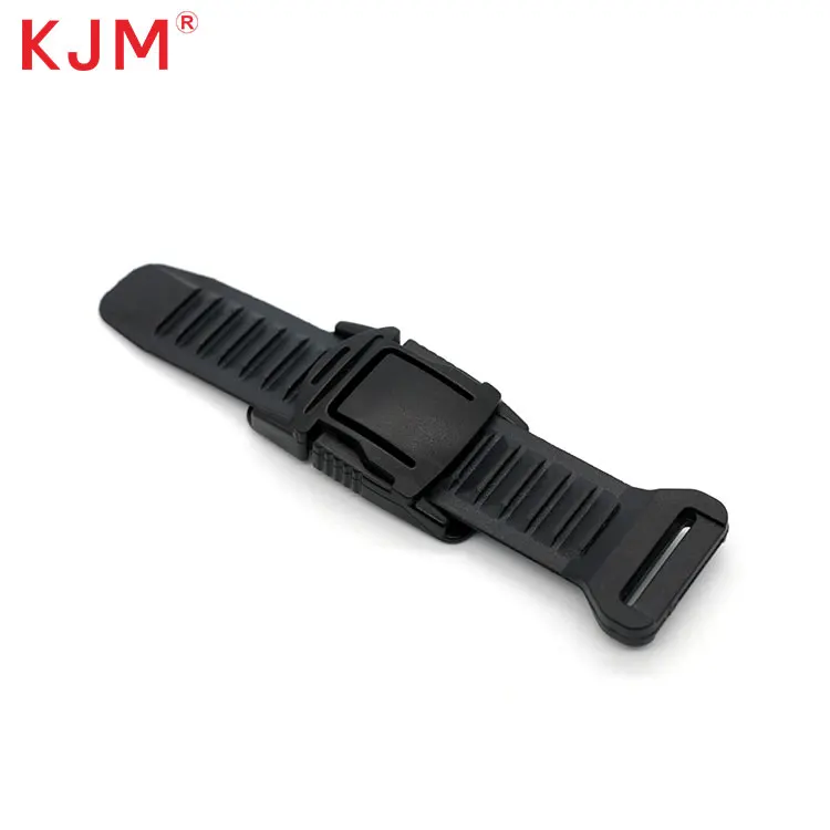 KJM ODM Cap Belt Accessory Insert Fast Quick Release Plastic Buckle for Helmet Accessories