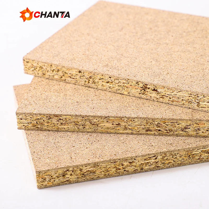 Made in China  linyi low price 9mm 16mm 18mm 25mm  melamine laminated particle board 4x8