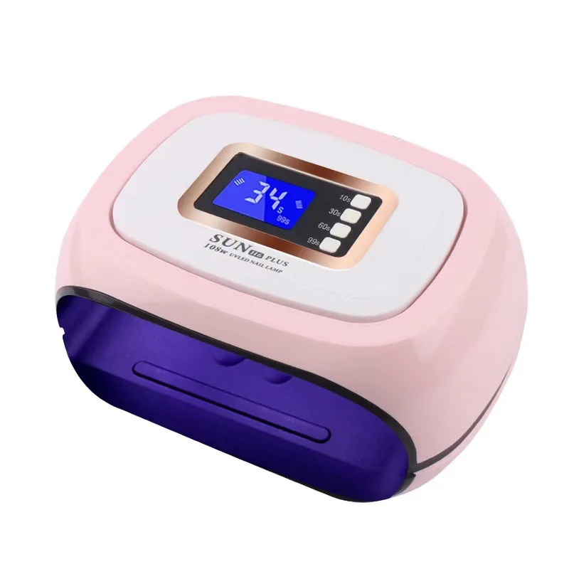 Double Hands Sun H6 Plus Nail Lamp 108W Big Space Professional Gel Polish Drying Two Hands UV LED Manicure Dryer For Salons