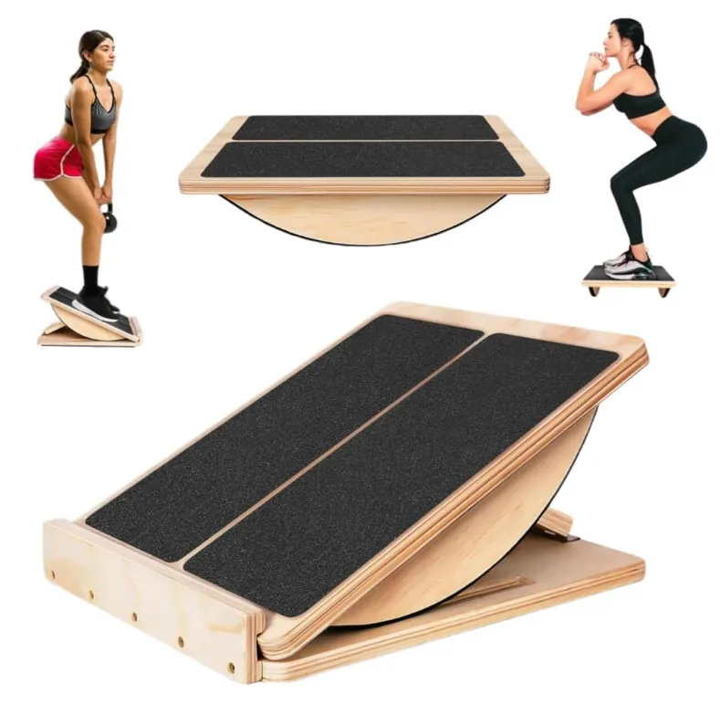 Hot Selling 2-In-1 Calf Stretching Wedge Physical Therapy Slant Board Calf Stretcher For Knees Ankle Heel Feet Leg