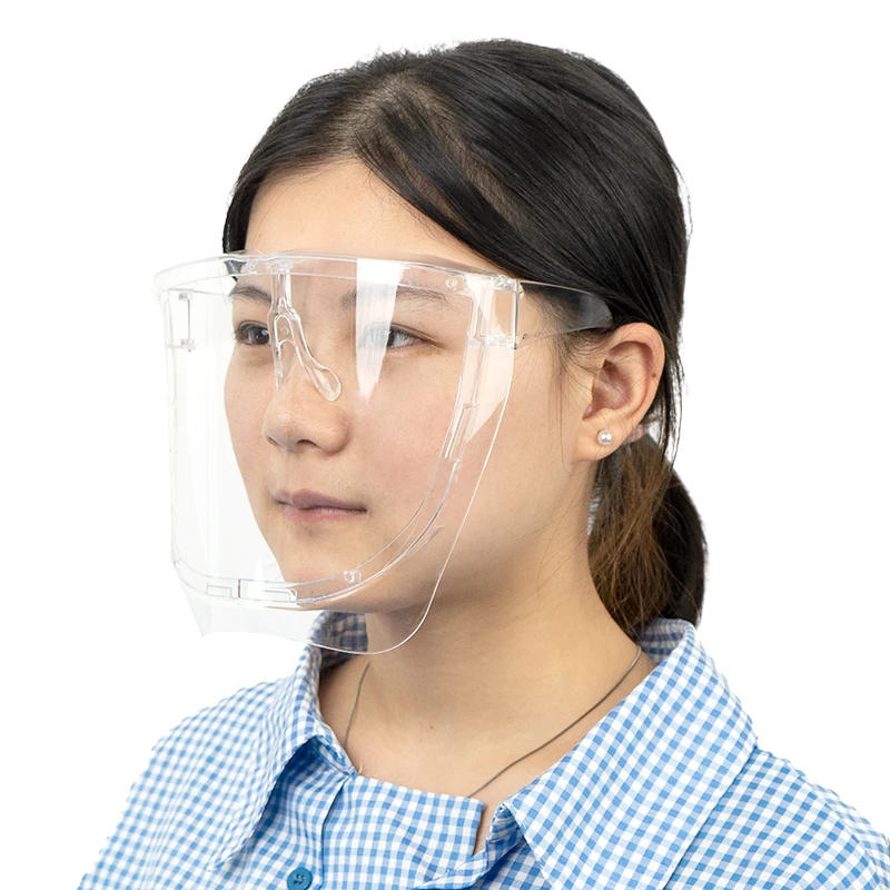 Оптовая продажа прозрачной защитной уход за кожей лица шейки изоляции защитного защитный лицевой щиток (1600307589057)