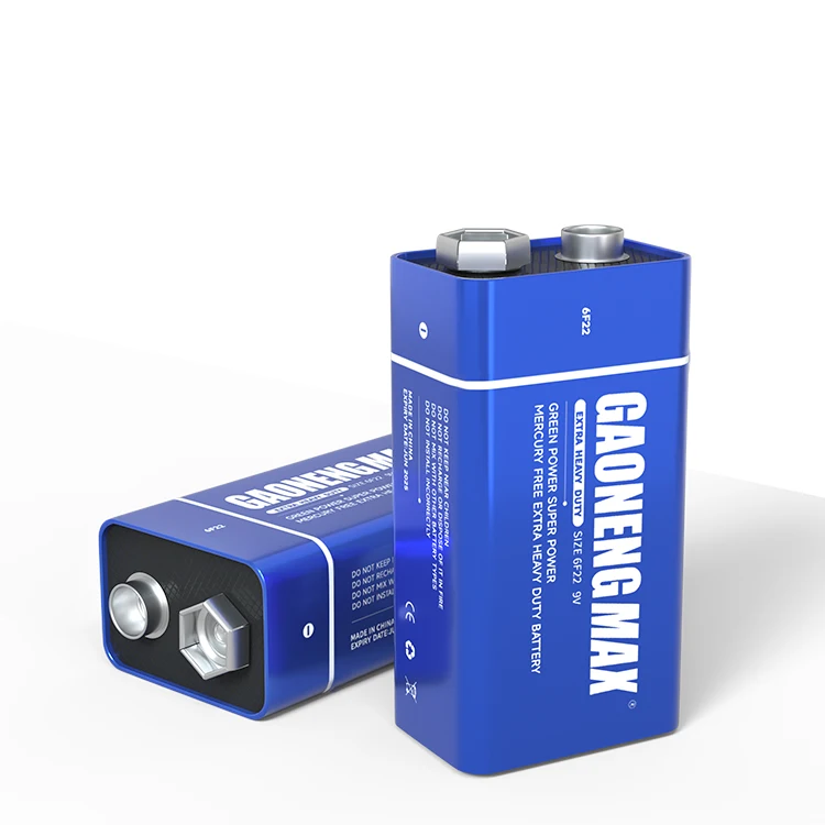 Gaonengmax Power plus 6f22 9v батарея сверхмощная батарейки