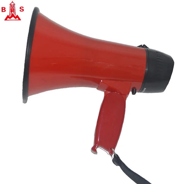 built in safety siren megaphone with bottle opener handle