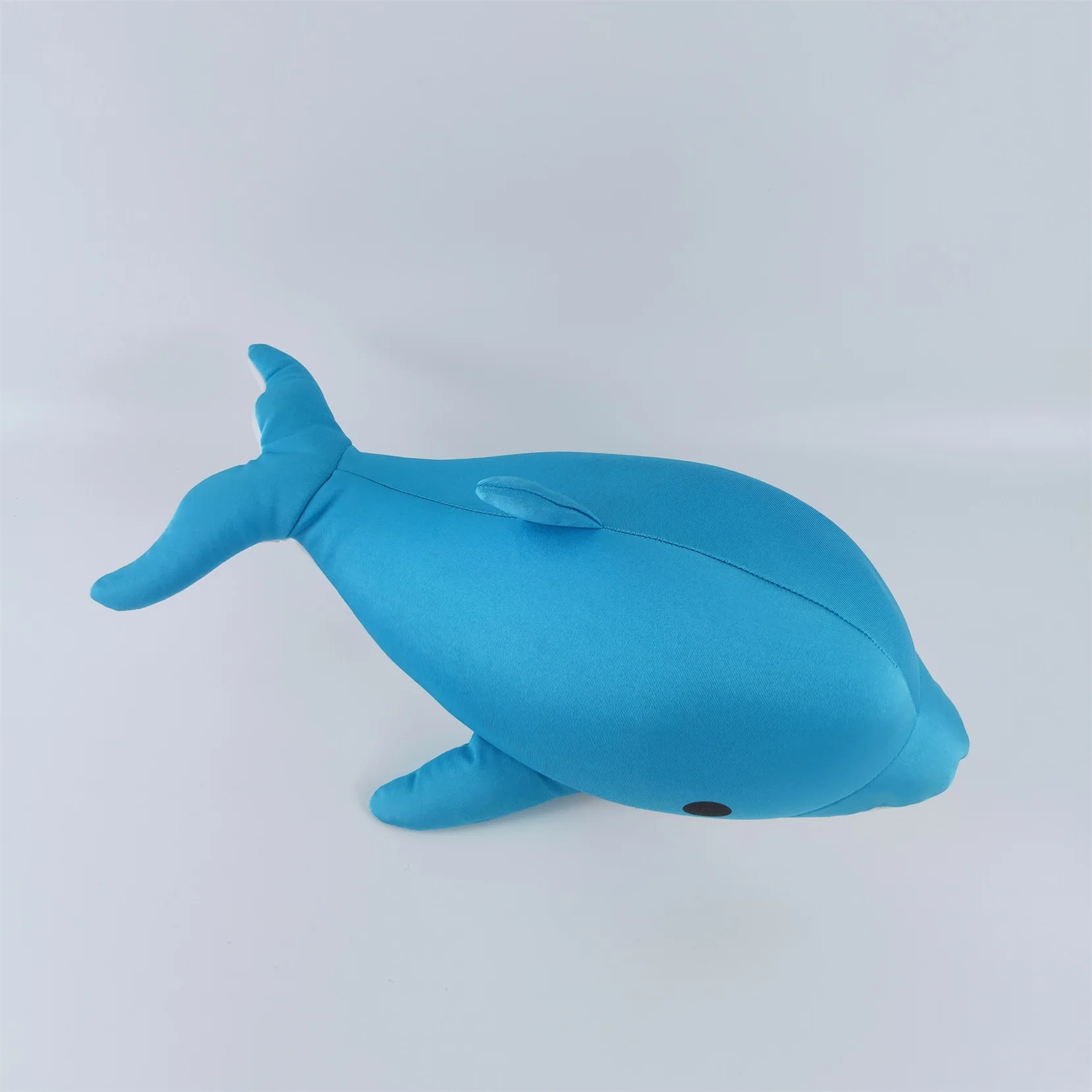 Cheap price super soft light dolphin cushion cute blue sea animal pillow stuffed with EPS foam beads soft dolphin toy