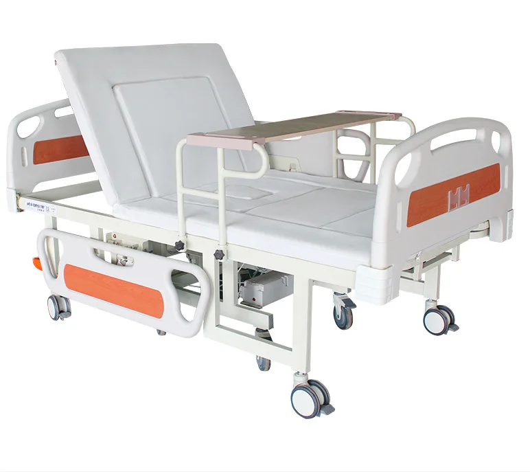 Medical Electric Disabled Elderly Hospital Home Care Nursing Medical Bed With Separate Wheelchair