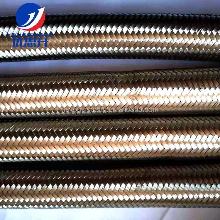 YSS  High temperature PTFE hose, 304 braided with quick connectors 25 mm