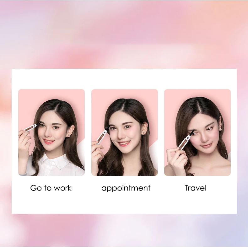 Heated Eyelash Curler,,Eyelash Curler with Comb Long Lasting Curled,Portable Electric Makeup Makeup Eye Lashes Brush