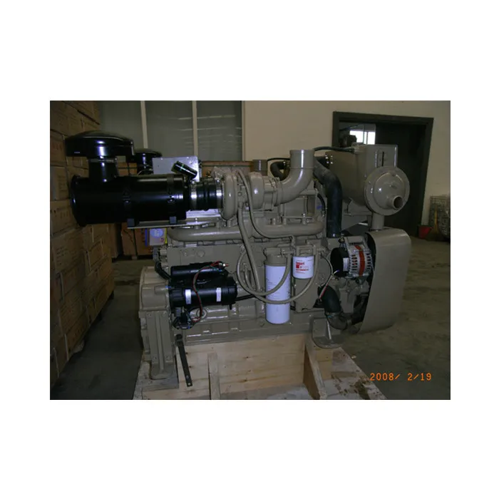 Genuine 6 cylinder 220hp water-cooled diesel engine 6CTA8.3-M220 for marine