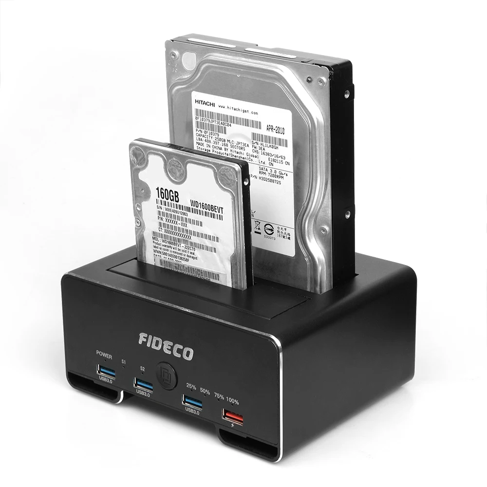 Usb-Дубликатор FIDECO для быстрой зарядки жестких дисков SSD-накопителей док-станция клонирование SATA Usb 3 0 Hdd