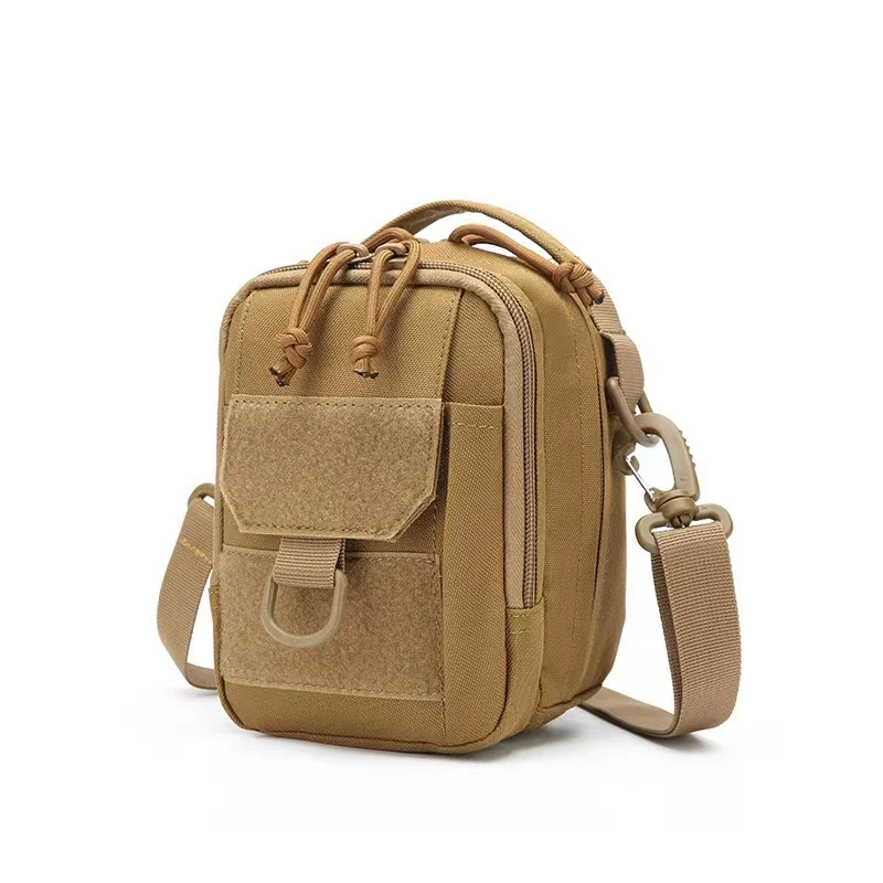 Tactical Crossbody Bag Functional Camouflage Outdoor Sports Convenient Waist Pack Storage Shoulder Leisure Cell Phone Handbag