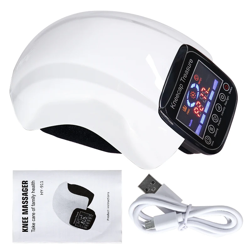 Smart Electric Portable Health Hot Compress Pain Relief Knee Joint  Massager Machine with Heat for Arthritis Pain