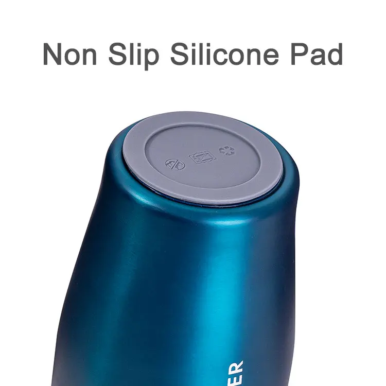 Custom wholesale double walled vacuum insulated stainless steel coffee tumbler mug with straw