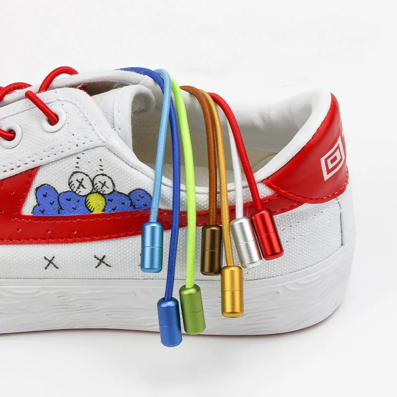 wholesale lazy elastic no tie round shoelace