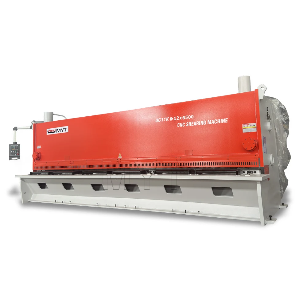 Reasonable Price 12X6500 Hydraulic Guillotine Shearing Machine With E21s for sale