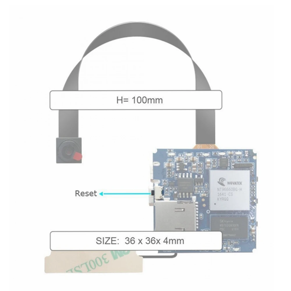 Security Camera DIY Matecam 8MP WIFI P2P Video Camera Real 4K Mini Camera Module