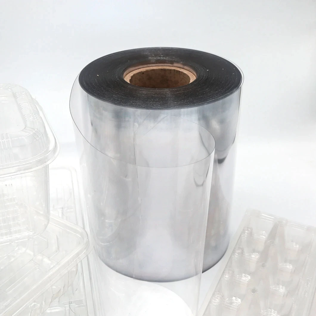 Tianheng Factory Good Price PET Rigid Film PP/HIPS/PET/PVC Hard Plastic Sheet Film Roll with silicone for Thermoforming Blister