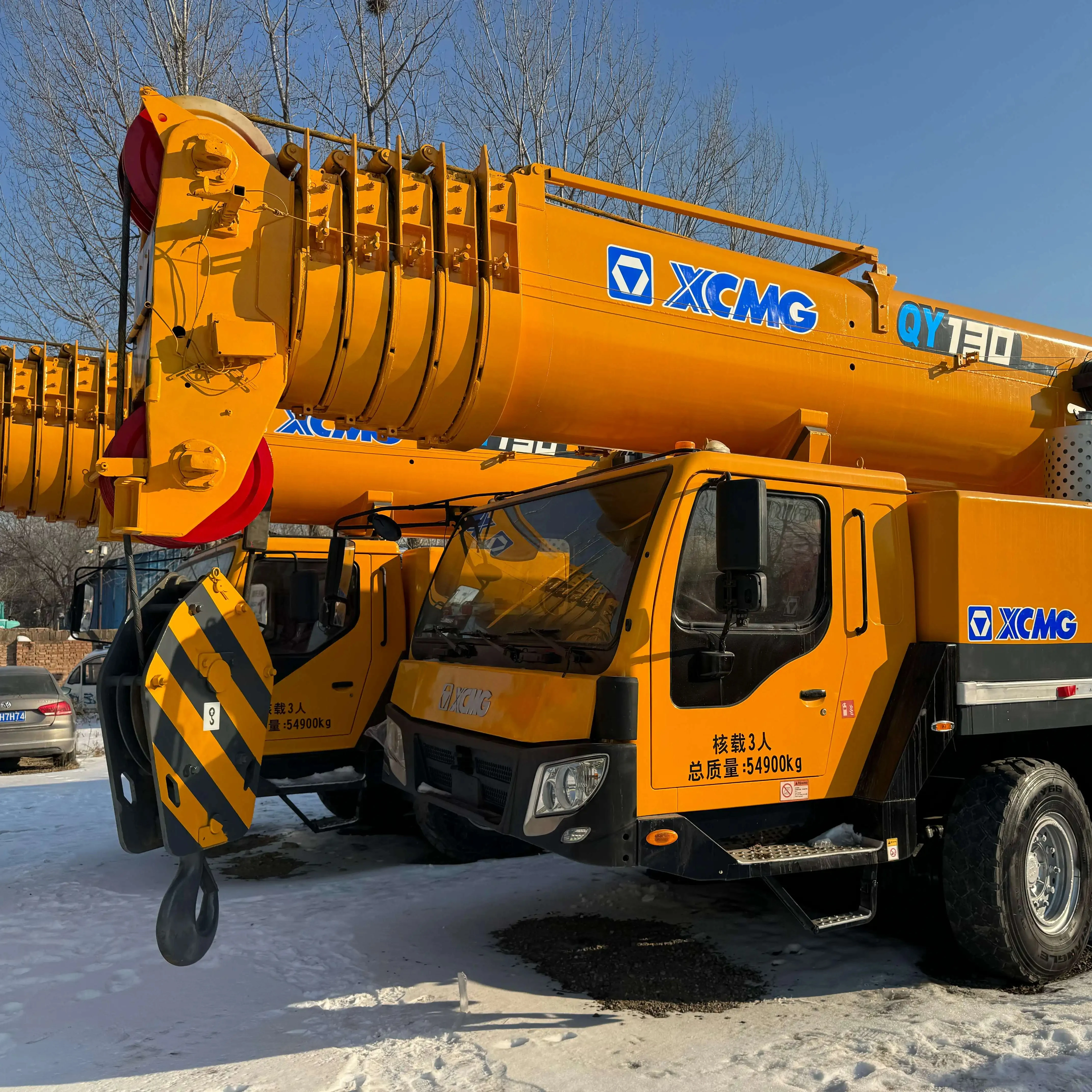 130Ton Telescopic Boom used Mobile Truck Crane