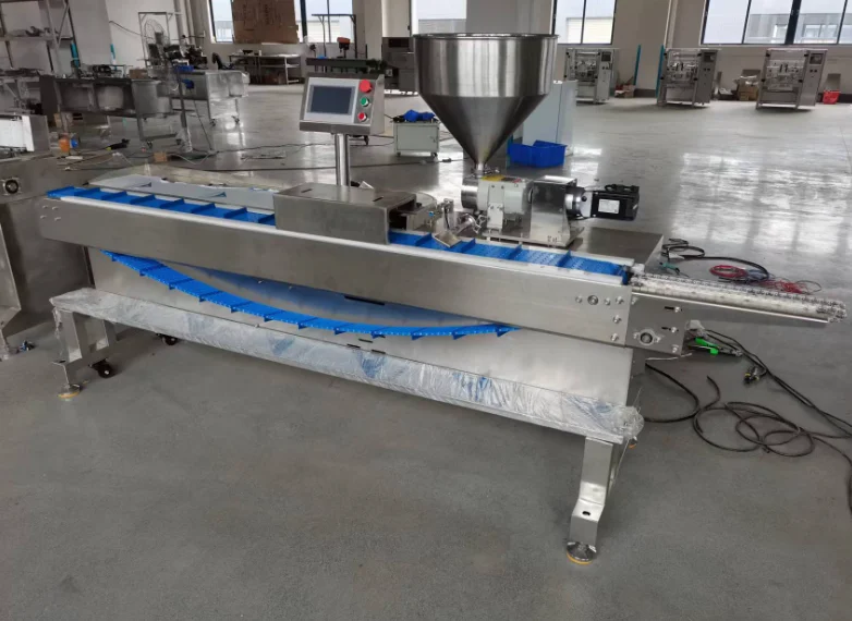 Chocolate Paste Cream Jam Filling Injecting Machine Bread Puff Cake Filling Machine for Sale