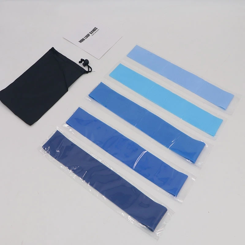 Custom Logo Fitness Workout Rubber Resistance Bands Yoga Training Pilates Sport Elastic Bands