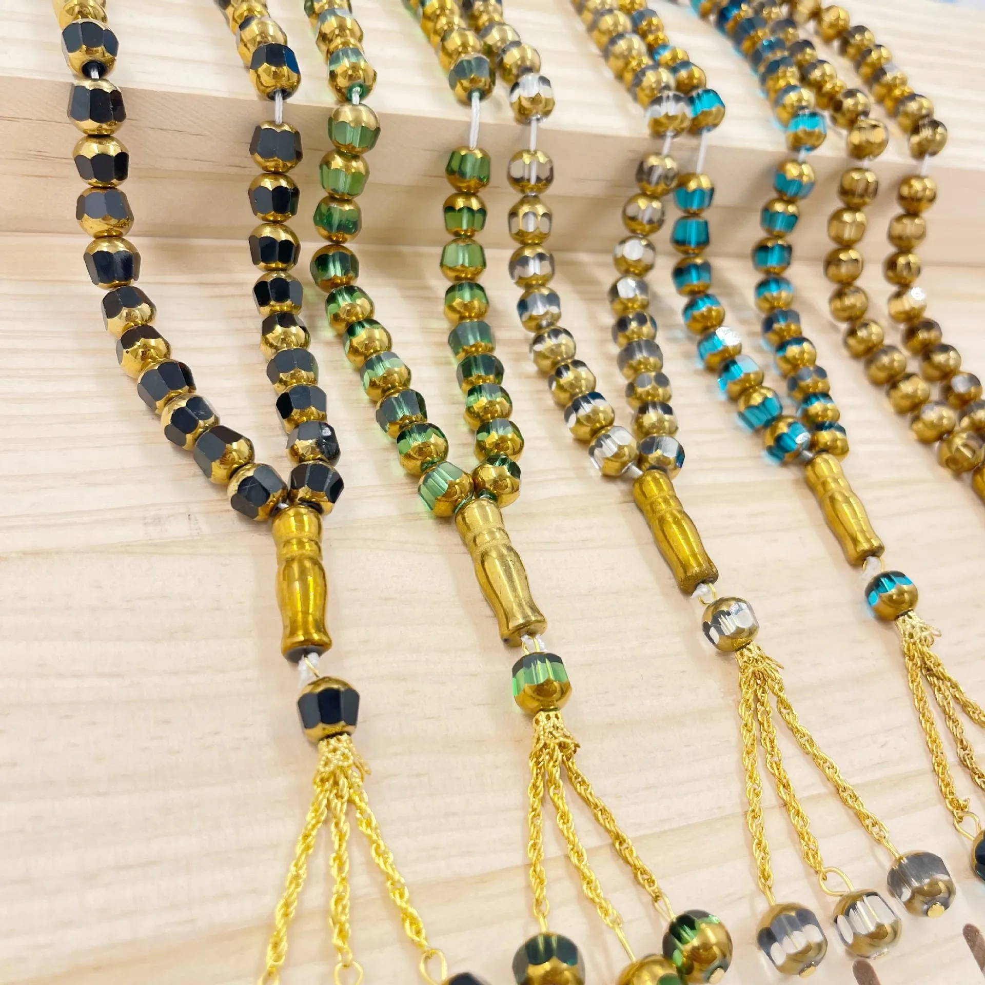 10mm 33Pcs Crystal Prayer Beads Bracelets Unisex Women Men on Hand Muslim Islamic Prayer Beads Necklace Bracelet