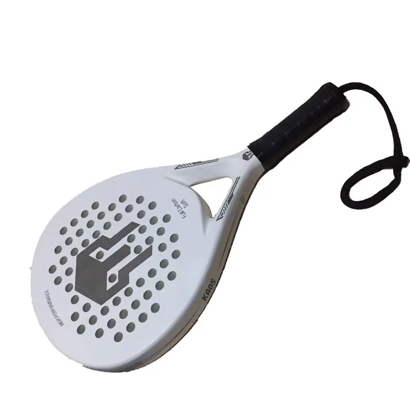 Углеродная пляжная Теннисная ракетка, Пляжная ракетка, белая Теннисная ракетка из углеродного волокна, Пляжная ракетка для тенниса, спорта