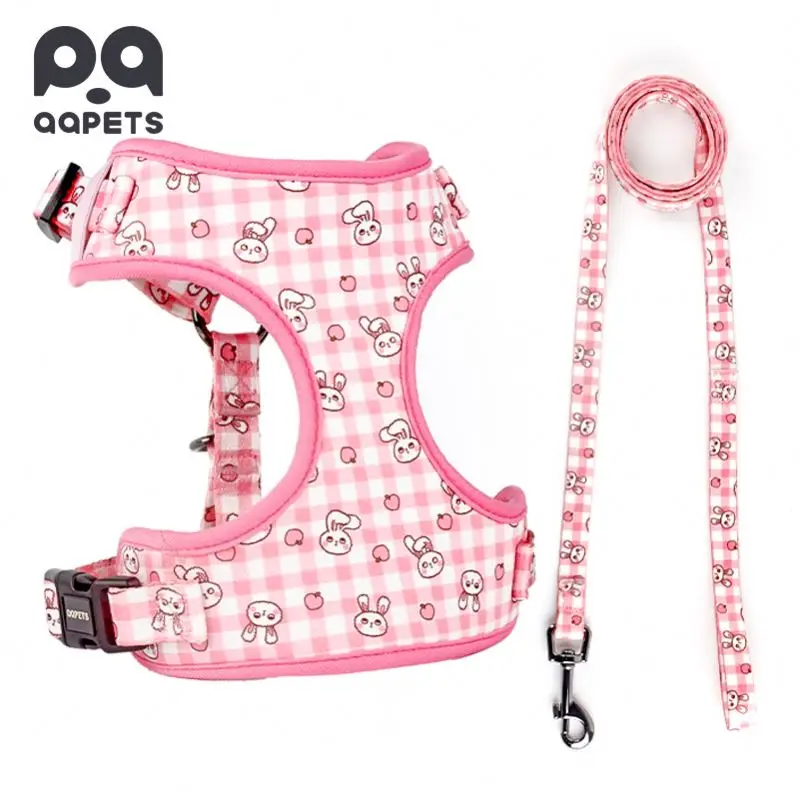Factory Supplying Dog Harness Set Logo One Small Pet Collars Collar And Leashes