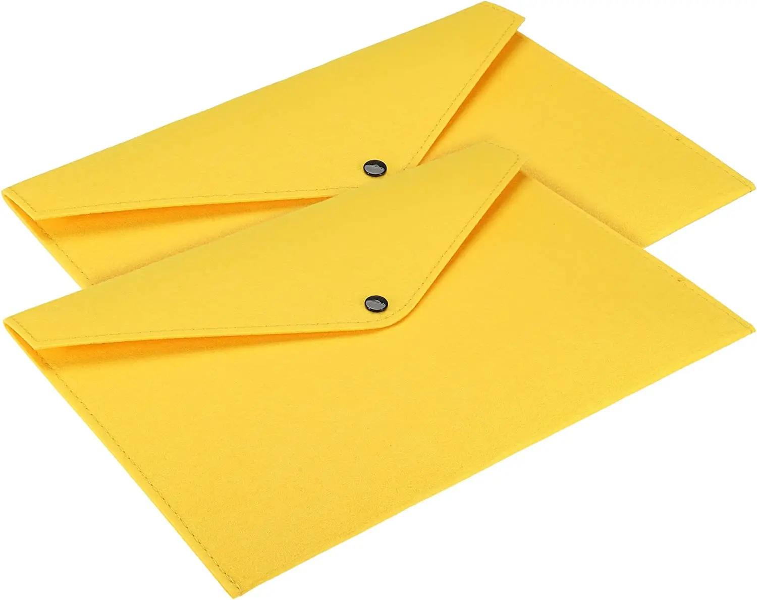 Simple A4 PVC Envelope Document Storage Pouch Organizer for Office Business File Bag Felt Folder