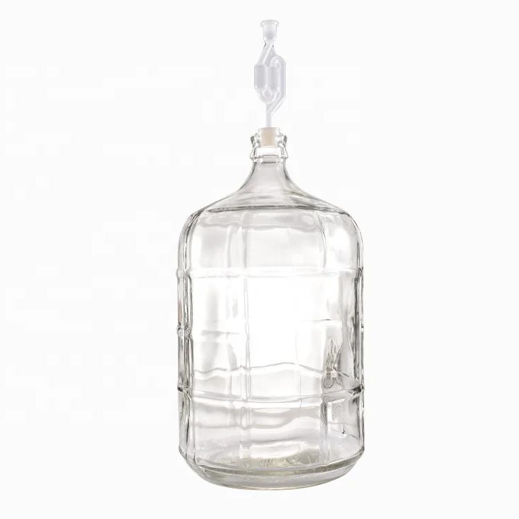 5 Gallon Wine Fermentation Tank Glass Beer Fermentation Tank Bottle for Fermenting Container