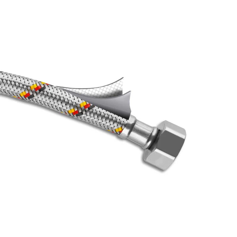 SHANXI 304 Stainless Steel flexible water heater connector corrugated plumbing hose bellows in various lengths & configurations