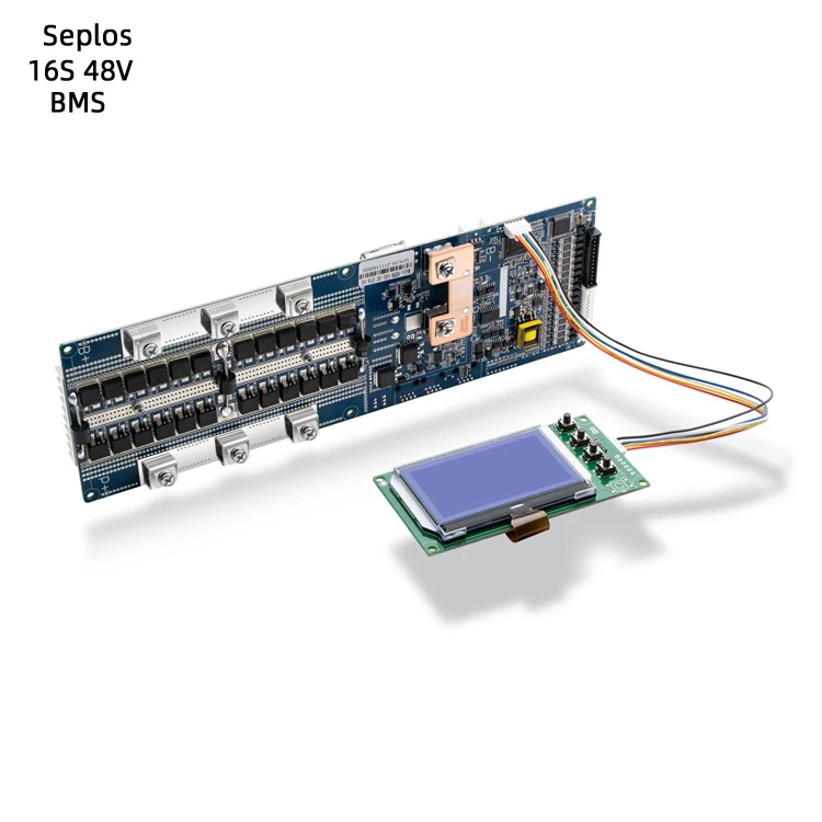 Seplos 48V 50A/100A/150A/200A CAN/RS485 smart Seplos bms Lifepo4 система управления аккумулятором для самостоятельной сборки