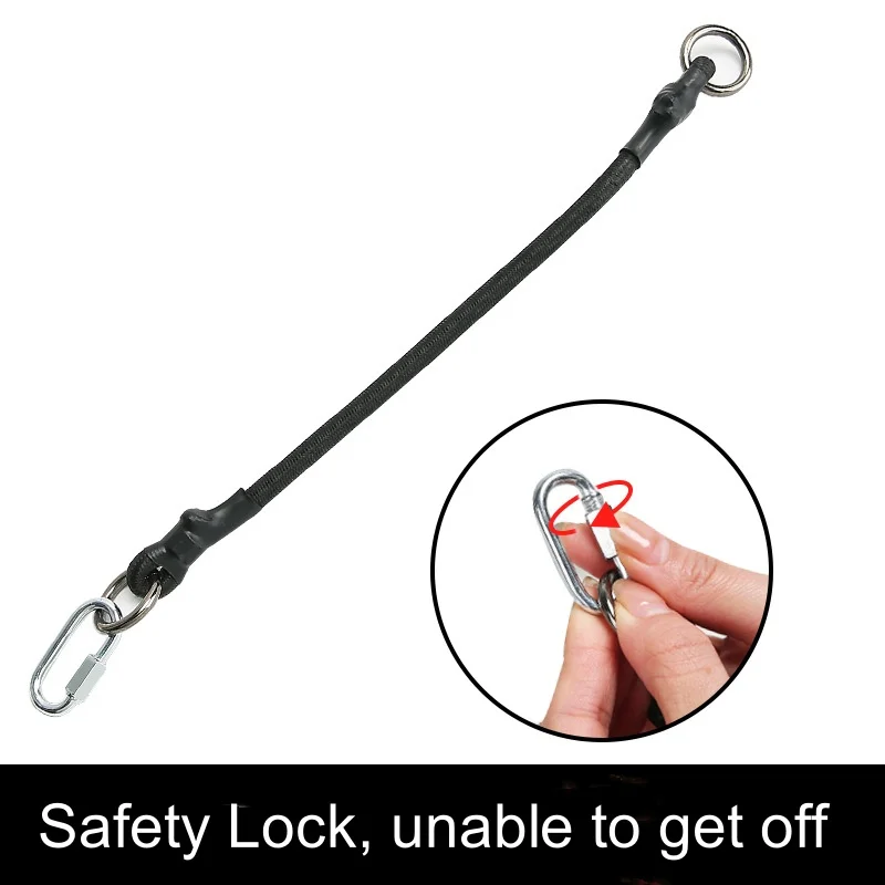2Pcs Pack No Pull Rubber High Elastic Retractable Extention Leash
