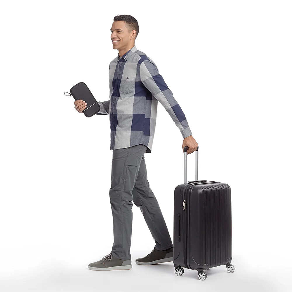 OEM Passport organizer wallet RFID case Passport and ticket holder bag Passport travel wallet Compact travel document pouch bag