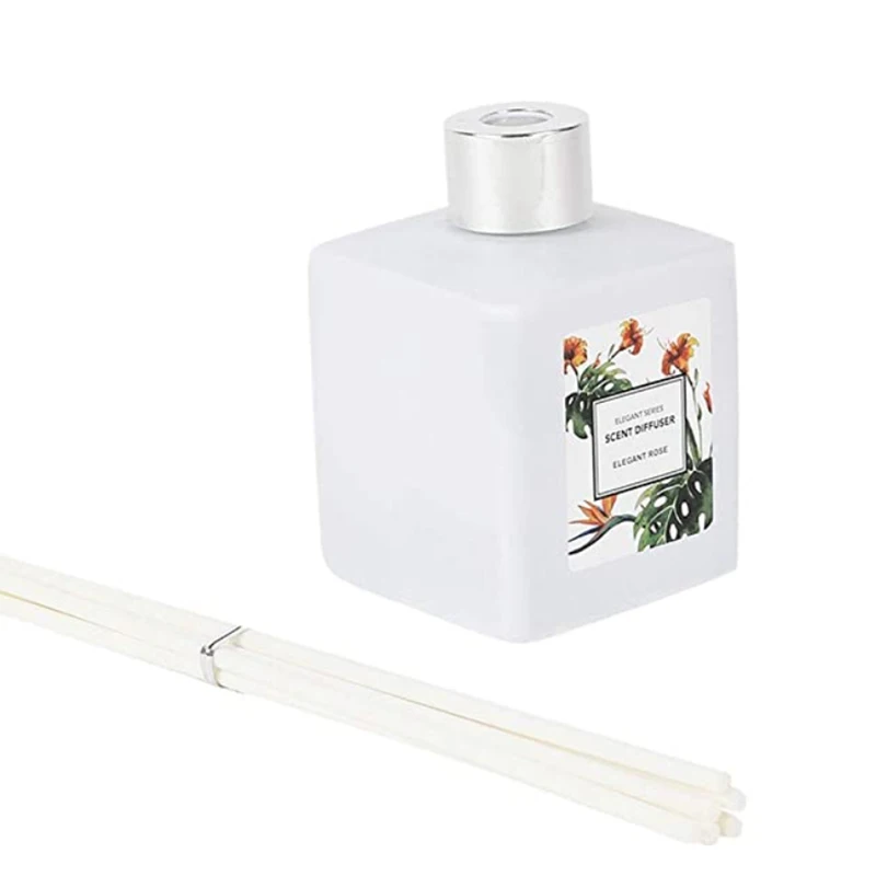 Wholesale Luxury Custom Glass Bottle Aromatic Essential Oil Scent Stick Reed Diffuser