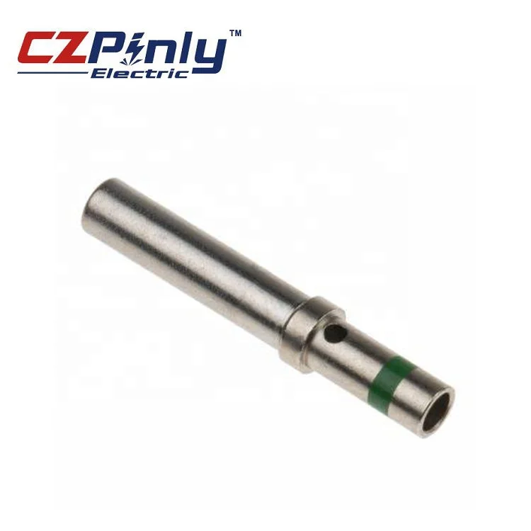 Deutsch Solid female terminal with green identification stripe 0462-209-16141 AT62-209-16141